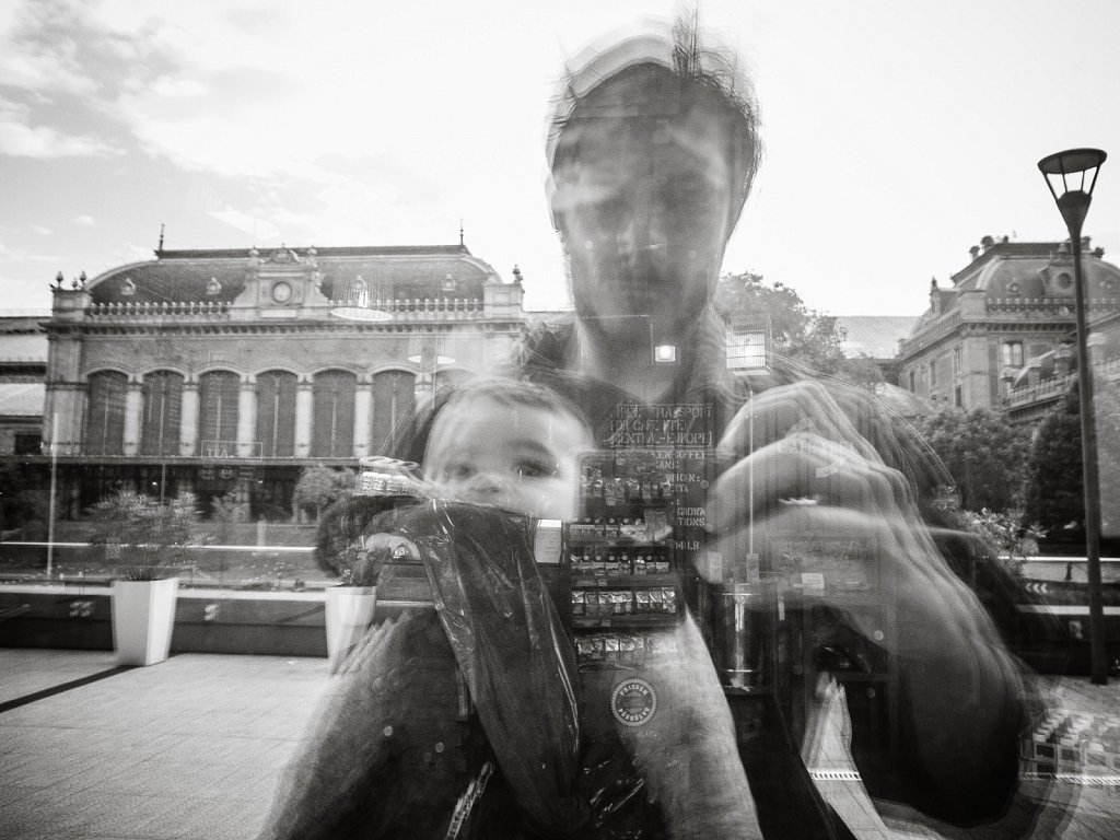 Selfie with my son. Budapest - 2017.